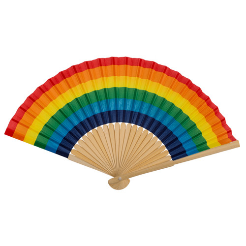 Bunter fächer regenbogen - fächer,