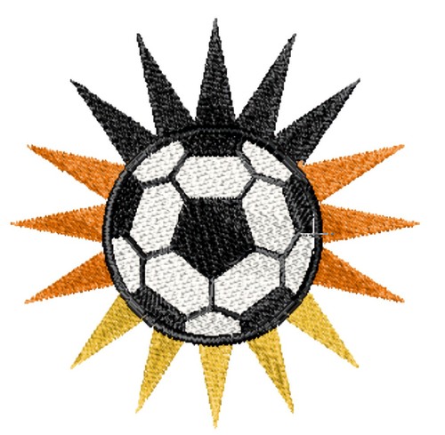 Stickdatei embroidery fussball - stickdatei/embroidery,