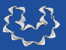 ART DECO SILBER COLLIER ° 835 Silber Kette ° SILVER NECKLACE