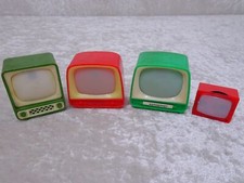 4 x Midcentury Design Plastiscop Gucki - Vintage um 1960/70 - Konvolut Sammlung