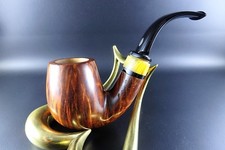 FREEHAND-PFEIFE PIPE "MASTRO DE PAJA MEDIA PESARO 3A 9mm FILTER HANDMADE ITALY"