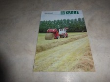 Prospekt zu den Rundballenpressen KR von Krone