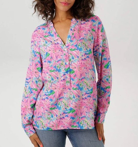 Neu bluse blumenprint viscose - bluse,