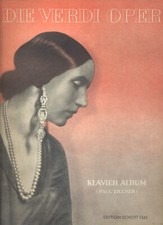 DIE VERDI OPER Noten Text Klavier Edition Schott 1565