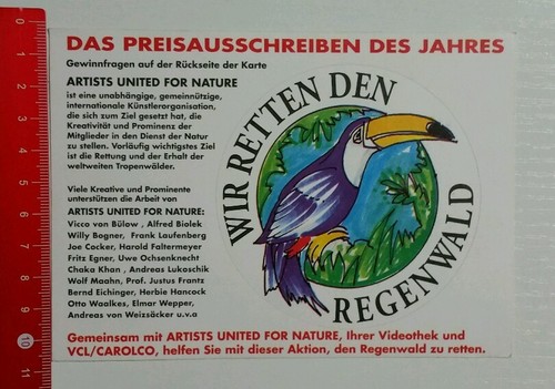 Aufkleber sticker wir - wir, retten