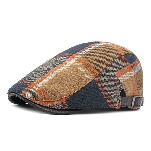 Herren plaid schiebermütze - plaid,