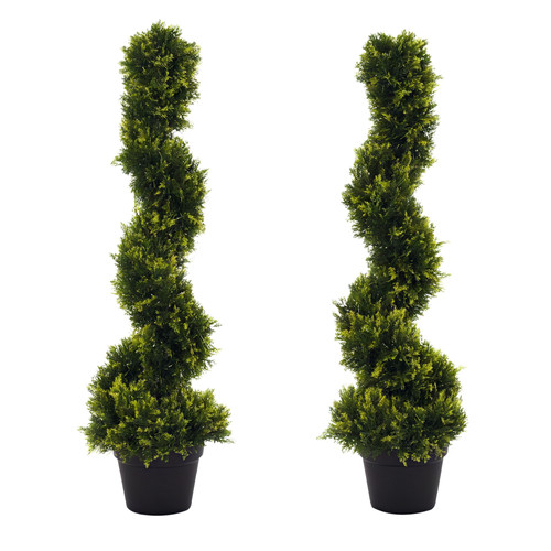 2er set künstliche zedernbaum - 2er,