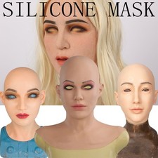 Realistic Silicone Female Face