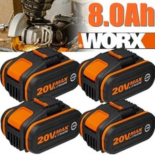 4X 8000mAh 20V MAX 8,0Ah Akku