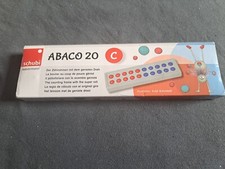 SCHUBI Abaco 20: Modell C 5/5 Kugeln parallel (rot/blau) - Zählrahmen