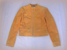 Jacke aus Wildleder apricot