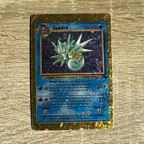 Pokémon seadra holo - pokémon, 42/62