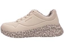 Skechers Damen UNO LITE Hellbeige/Leo 177293 OFWT Schuhe