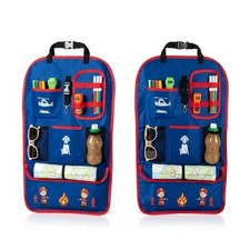 2x Auto Rückenlehnen-Schutz Kinder Rücksitz-Organizer Rücksitz-Schoner-Tasche