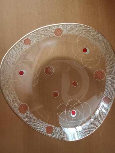 Glasschale mit dessertteller - mit, 6