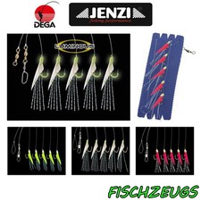 Jenzi Heringsvorfach Makrelen Paternoster Meeressystem echte Fischhaut 5 Haken