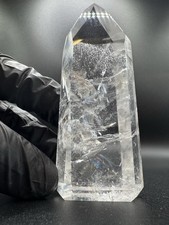 Top Bergkristall Lichtspiel Spitze 110,12 Gramm Aus Brasilien Rein