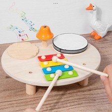 Kindertrommel-Set aus Holz