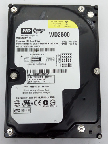 Western digital 250gb ide - western,