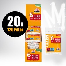 Box Gizeh Slim 6mm Filter 20