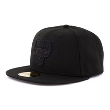 New Era 59 Fifty NBA Chicago Bulls Fitted Cap Kappe schwarz 97960