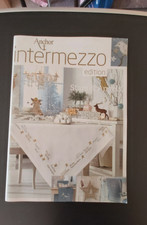 Stickmuster Anchor "Stars and Angels", Stoff stahlblau ca  90 x 94 cm , Goldgarn