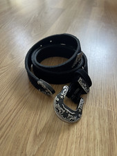 +++ R.M.Williams - Edler Gürtel - schwarzes Wildleder - Gr. M +++