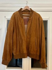 Vintage Coach Wildleder Bomber Lederjacke X-Large XL - hervorragender Zustand