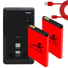 2x 1600mAh Durable Battery
