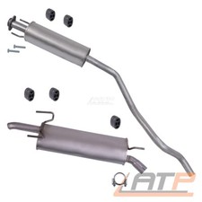 AUSPUFFANLAGE MITTEL ENDSCHALLDÄMPFER FÜR OPEL ASTRA F Caravan Van 1.4 1.6