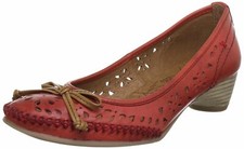 PUMPS JANA NATURAL LEDER ROT