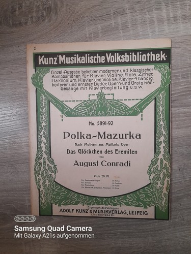 Notenblatt das glöckchen des - glöckchen,