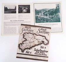 Erzgebirge Reiseprospekte 1932