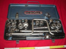 Gedore D19TAU Achtung ZOLL Ratschen-Satz  Steckschlüssel-Satz 3/8" - 1.1/4"