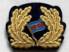 Orig.Mützenkranz Fahne Schirmmütze DSR Kapitain Deutsche Seereederederei Rostock