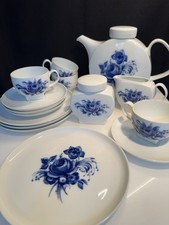 Melitta Budapest Dekor Blaue Rose Kaffeeservice 