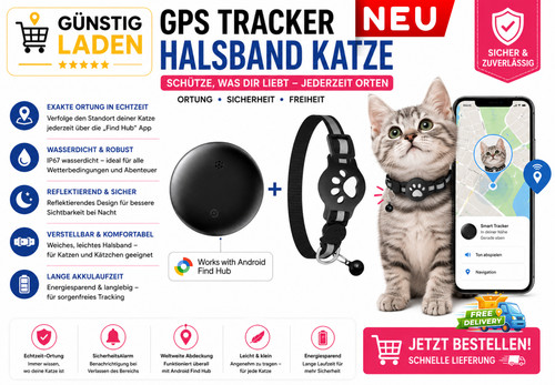 Gps tracker halsband katze - tracker,