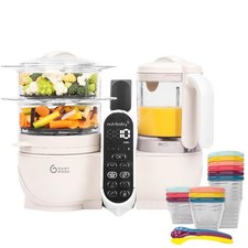 Babymoov Nutribaby Plus Mineral Beige - Babynahrungszubereiter, 2200ml Fassungsv