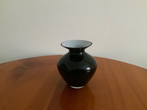 Bauchige glasvase 60er 70er - glasvase, 60er/70er