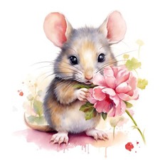 XXL 18X18 car sticker mouse