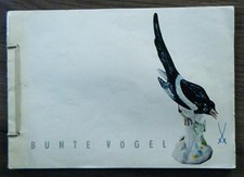 Staatliche Porzellan-Manufaktur Meissen Bunte Vögel Katalog Porzellanvögel 1959