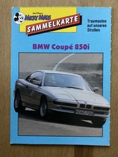 Micky Maus Sammelkarte BMW