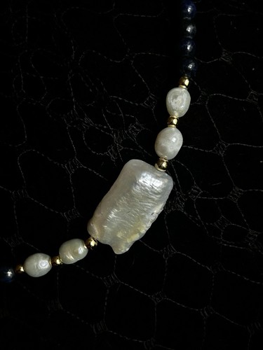 Halskette aus lapislazuli mit - lapislazuli,