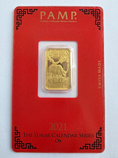 Goldbarren 5 Gramm Pamp Suisse