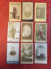 9 Porträtfotos,Carte de