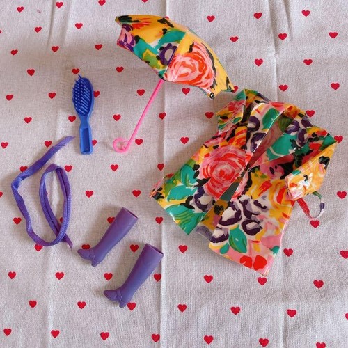 Vintage barbie regenmantel - barbie,