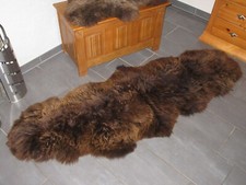 ECHTER NATUR ÖKO 2ER SCHAFFELLTEPPICH SCHAFFELL LÄUFER TEPPICH LAMMFELL