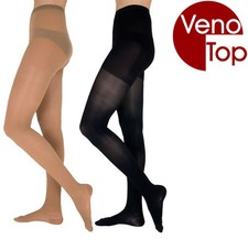 VenoTop Kompressionsstrumpfhose AT KKL 1 oder 2 , Haut oder Schwarz 