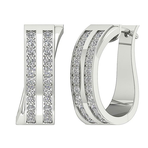 Echte diamant creolen - echte,