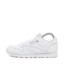 Reebok Damen Classic Leather Schuhe Weiß Leder Atmungsaktiv Sneaker EU 36